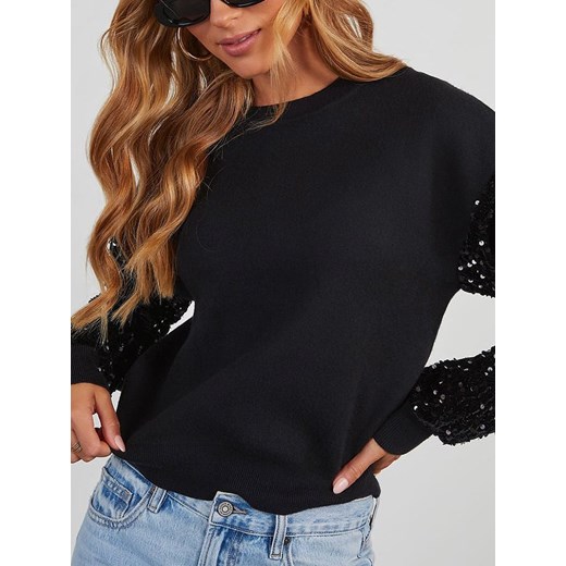 LA Angels Sweter w kolorze czarnym ze sklepu Limango Polska w kategorii Swetry damskie - zdjęcie 176401512