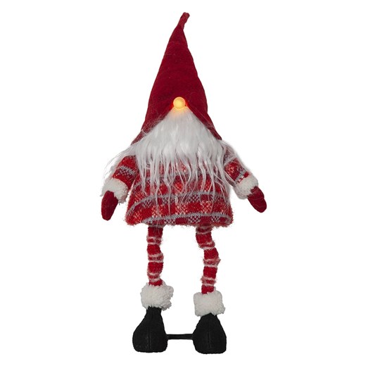 STAR Trading Figurka dekoracyjna LED &quot;Joylight&quot; w kolorze biało-czerwonym - 12,5 x 55 cm ze sklepu Limango Polska w kategorii Dekoracje - zdjęcie 176402262