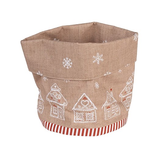 Clayre &amp; Eef Koszyk w kolorze beżowym na chleb - wys. 16 x Ø 15 cm ze sklepu Limango Polska w kategorii Pojemniki kuchenne - zdjęcie 176405392