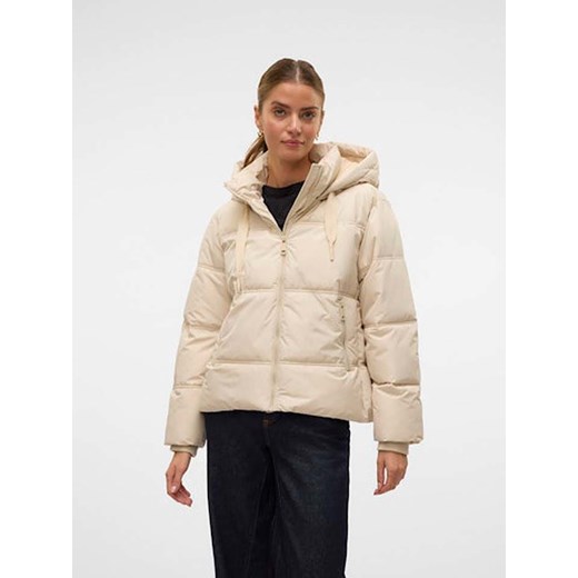 Vero Moda Kurtka pikowana w kolorze beżowym ze sklepu Limango Polska w kategorii Kurtki damskie - zdjęcie 176406463