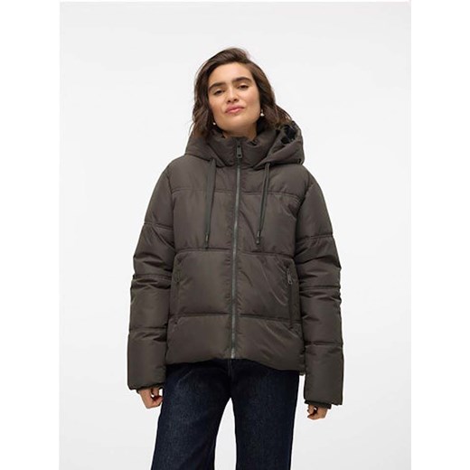 Vero Moda Kurtka pikowana w kolorze khaki ze sklepu Limango Polska w kategorii Kurtki damskie - zdjęcie 176406470