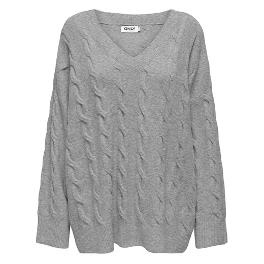 ONLY Sweter w kolorze szarym ze sklepu Limango Polska w kategorii Swetry damskie - zdjęcie 176406504