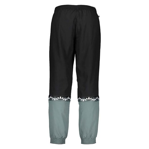 adidas Spodnie dresowe w kolorze czarno-zielonym M okazja Limango Polska