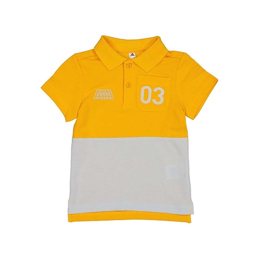 adidas Koszulka polo w kolorze żółto-jasnoszarym ze sklepu Limango Polska w kategorii T-shirty chłopięce - zdjęcie 176407810