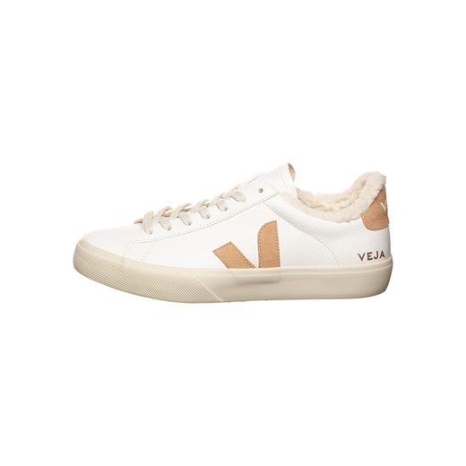 Veja Skórzane sneakersy &quot;Campo&quot; w kolorze biało-beżowym ze sklepu Limango Polska w kategorii Buty sportowe męskie - zdjęcie 176408020