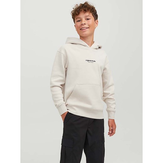 JACK &amp; JONES Junior Bluza &quot;Vesterbro&quot; w kolorze beżowym ze sklepu Limango Polska w kategorii Bluzy chłopięce - zdjęcie 176408651