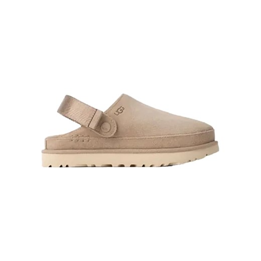 UGG Skórzane kapcie &quot;Goldenstar&quot; w kolorze beżowym ze sklepu Limango Polska w kategorii Kapcie damskie - zdjęcie 176409493