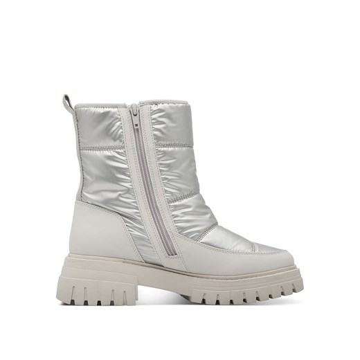 s.Oliver Botki zimowe w kolorze srebrnym 41 okazja Limango Polska