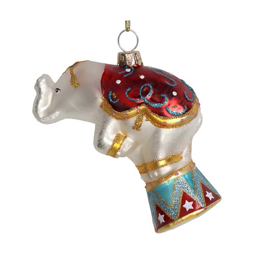 Kersten Bombka &quot;Elephant&quot; ze wzorem - wys. 10 cm ze sklepu Limango Polska w kategorii Dekoracje bożonarodzeniowe - zdjęcie 176409841