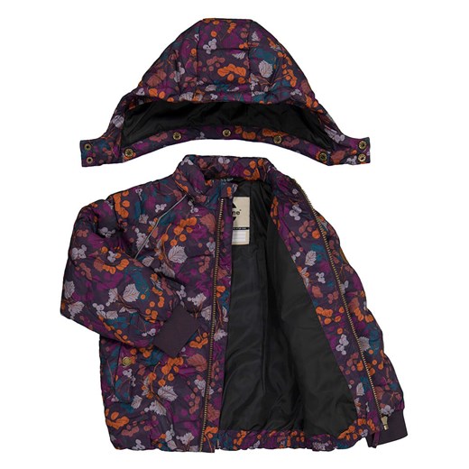 mikk-line Kurtka zimowa w kolorze fioletowym ze wzorem 104 wyprzedaż Limango Polska