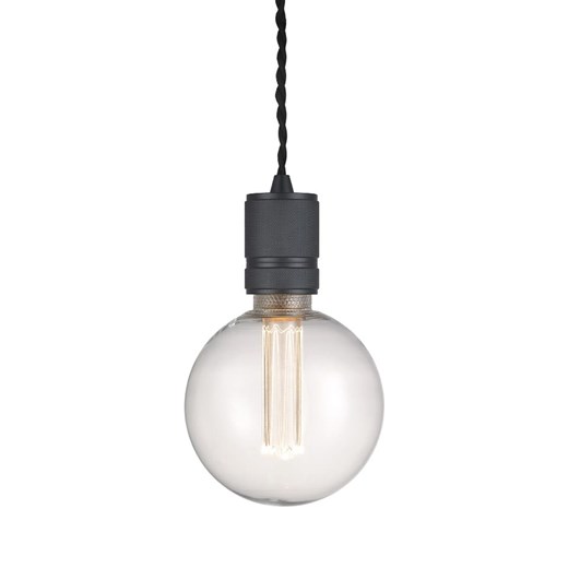 Halo Design Lampa wisząca w kolorze czarnym - wys. 8 x Ø 5 cm ze sklepu Limango Polska w kategorii Lampy wiszące - zdjęcie 176411141