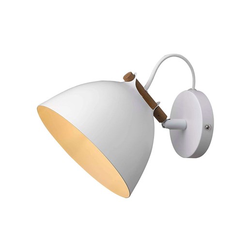 Halo Design Lampa ścienna &quot;Ärhus&quot; w kolorze białym - wys. 14 x Ø 18 cm ze sklepu Limango Polska w kategorii Lampy ścienne - zdjęcie 176411173