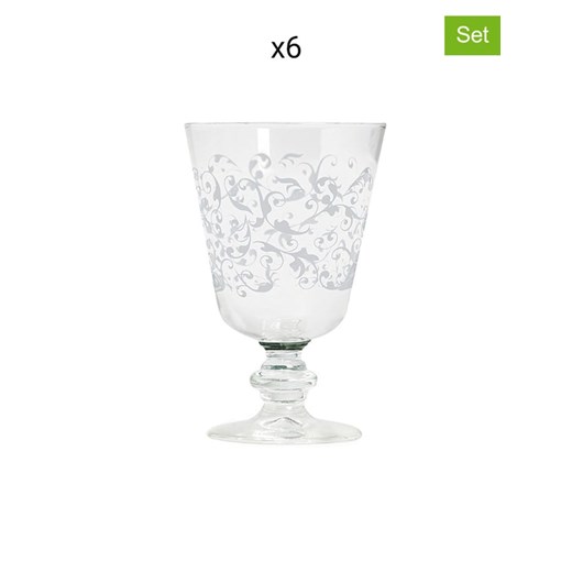 Trendy Kitchen by EXCÉLSA Kieliszki (6 szt.) &quot;Domus&quot; w kolorze białym - 280 ml ze sklepu Limango Polska w kategorii Naczynia - zdjęcie 176412070
