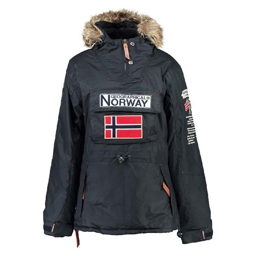 Geographical Norway Parka &quot;Boomera&quot; w kolorze granatowym ze sklepu Limango Polska w kategorii Kurtki damskie - zdjęcie 176412081