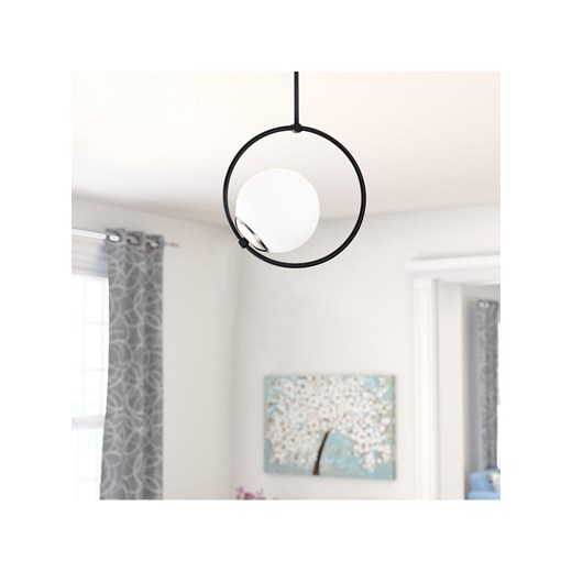 Opviq Lampa sufitowa w kolorze czarno-białym - 26 x 39 x 15 cm ze sklepu Limango Polska w kategorii Oświetlenie - zdjęcie 176412340