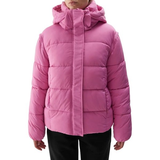 Kurtka puchowa damska z odpinanymi rękawami TDJAF470 2w1 4F ze sklepu SPORT-SHOP.pl w kategorii Kurtki damskie - zdjęcie 176413792