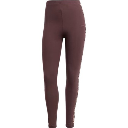 Legginsy damskie Essentials 3-Stripes Animal Print Adidas ze sklepu SPORT-SHOP.pl w kategorii Spodnie damskie - zdjęcie 176414254