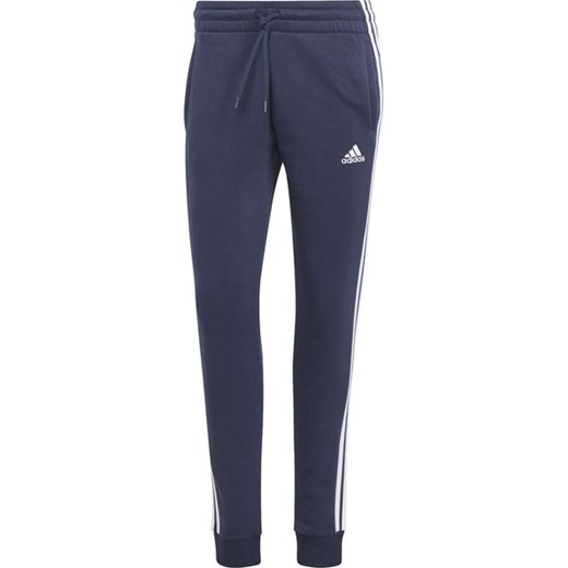 Spodnie dresowe damskie Essentials 3-Stripes Fleece Adidas ze sklepu SPORT-SHOP.pl w kategorii Spodnie damskie - zdjęcie 176414614