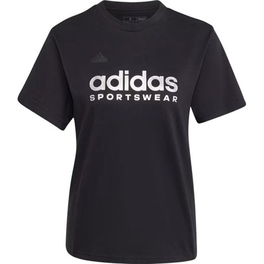 Koszulka damska House of Tiro Metallic Adidas ze sklepu SPORT-SHOP.pl w kategorii Bluzki damskie - zdjęcie 176415000
