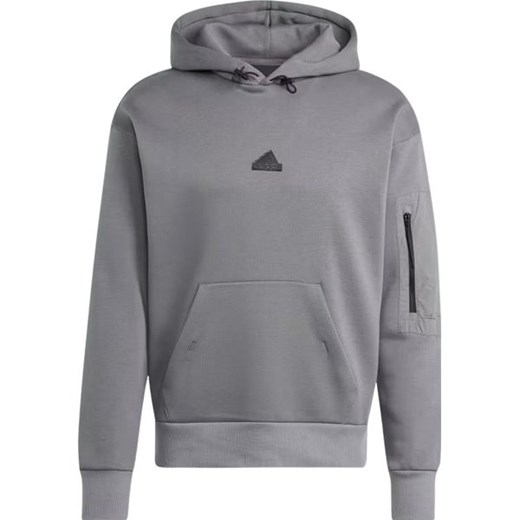 Bluza męska City Escape Fleece Hoodie Adidas ze sklepu SPORT-SHOP.pl w kategorii Bluzy męskie - zdjęcie 176416211