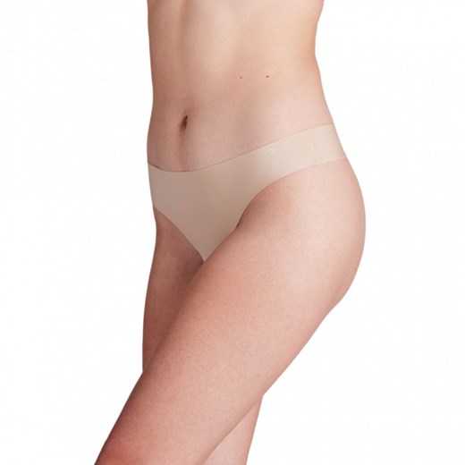 Damska bielizna treningowa (3-pack) Under Armour UA Pure Stretch NS Thong - beżowa ze sklepu Sportstylestory.com w kategorii Majtki damskie - zdjęcie 176419880