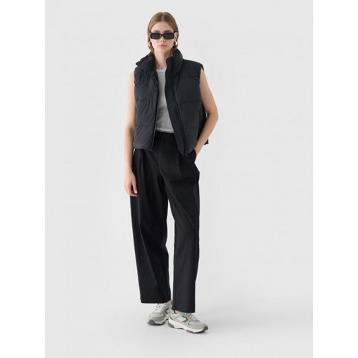 Damski top basic Outhorn OTHWAW24TSLEF153 - szary Outhorn L Sportstylestory.com
