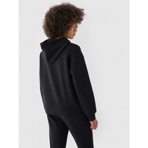 Damska bluza dresowa nierozpinana z kapturem Outhorn OTHWAW24TSWSF1681 - czarna Outhorn XL Sportstylestory.com