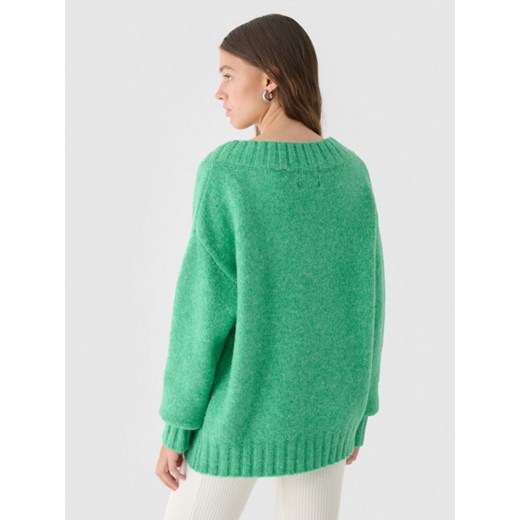 Damski sweter Outhorn OTHWAW24TSWEF113 - zielony Outhorn XS Sportstylestory.com