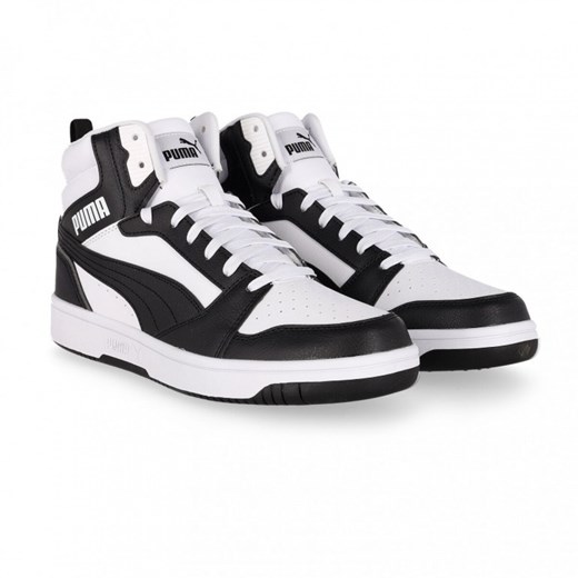 Męskie sneakersy Puma Rebound v6 - czarne ze sklepu Sportstylestory.com w kategorii Buty sportowe męskie - zdjęcie 176424172