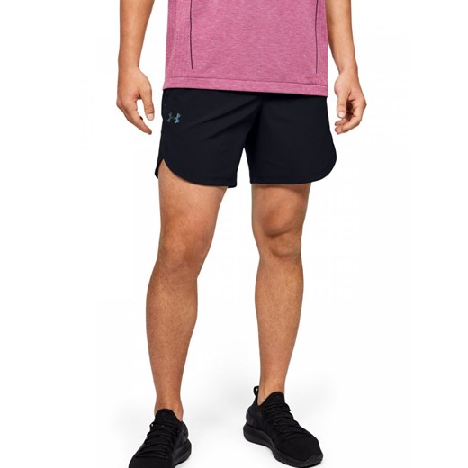 Męskie szorty treningowe UNDER ARMOUR Stretch-Woven Shorts - czarne ze sklepu Sportstylestory.com w kategorii Spodenki męskie - zdjęcie 176425100