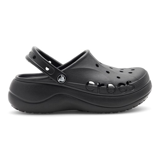 Klapki basenowe Crocs BAYA PLATFORM CLOG 208186-001 ze sklepu ccc.eu w kategorii Klapki damskie - zdjęcie 176430054