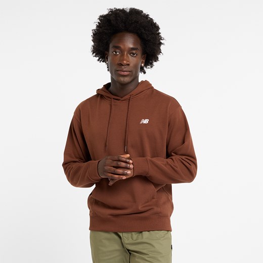 Bluza męska New Balance MT41508ROK – brązowa ze sklepu New Balance Poland w kategorii Bluzy męskie - zdjęcie 176430171