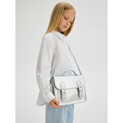 Reserved - Torebka teczka - srebrny Reserved ONE SIZE okazja Reserved