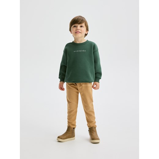 Reserved - Świąteczna bluza - ciemnozielony Reserved 80 (9-12 m.) Reserved