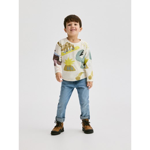 Reserved - Bawełniany longsleeve 2 pack - fioletowy Reserved 110 (4-5 lat) Reserved