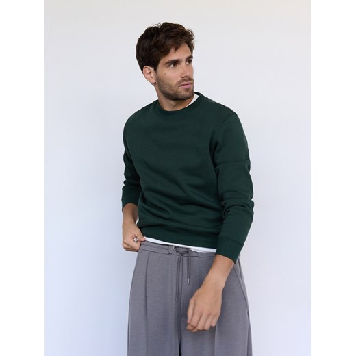 Reserved - Spodnie wide leg z kantem - jasnoszary Reserved S Reserved