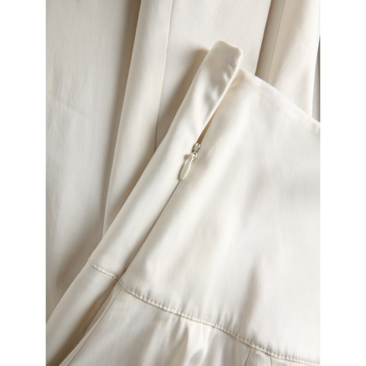 Reserved - Plisowana spódnica midi - złamana biel Reserved L Reserved
