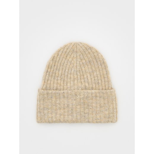 Reserved - Czapka beanie - kremowy Reserved ONE SIZE Reserved