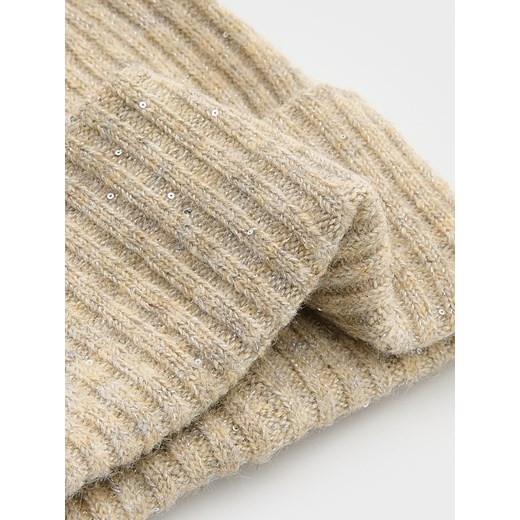 Reserved - Czapka beanie - kremowy Reserved ONE SIZE Reserved