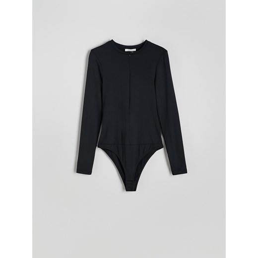 Reserved - Body z długimi rękawami - czarny Reserved XL Reserved