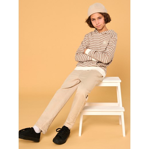 Sinsay - Bluza z kapturem - beżowy Sinsay 164 Sinsay