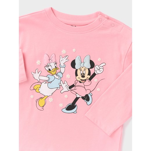 Sinsay - Koszulka z długimi rękawami Disney - różowy Sinsay 98 Sinsay