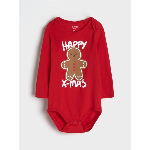 Sinsay - Body 2 pack - czerwony Sinsay 74 Sinsay