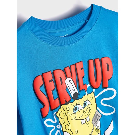 Sinsay - Koszulka SpongeBob - niebieski Sinsay 134 Sinsay