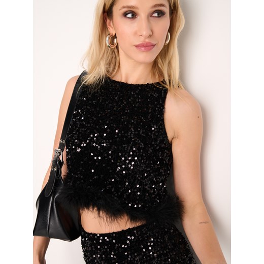 Sinsay - Top - czarny Sinsay M Sinsay