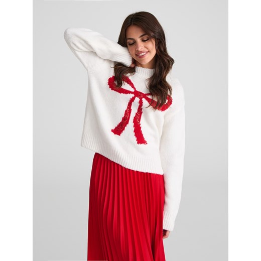 Sinsay - Sweter - kremowy Sinsay L Sinsay
