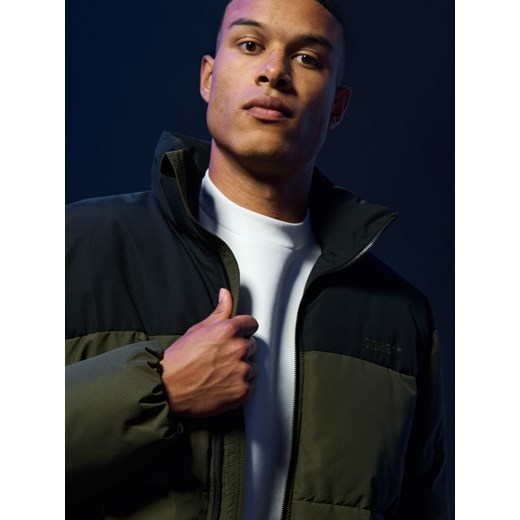 Sinsay - Kurtka puffer - khaki Sinsay S Sinsay