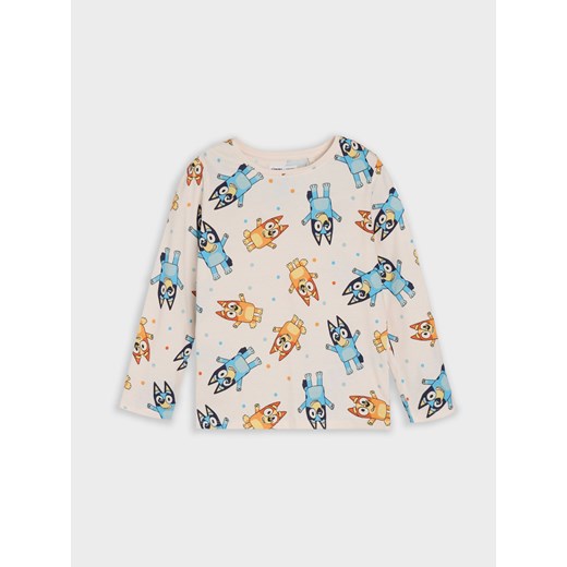 Sinsay - Koszulka z długimi rękawami Bluey 2 pack - różowy Sinsay 110 Sinsay