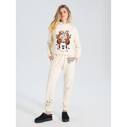 Sinsay - Bluza Myszka Miki - kremowy Sinsay XS Sinsay