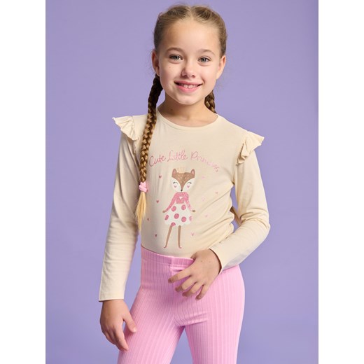 Sinsay - Spodnie flare - różowy Sinsay 110 Sinsay